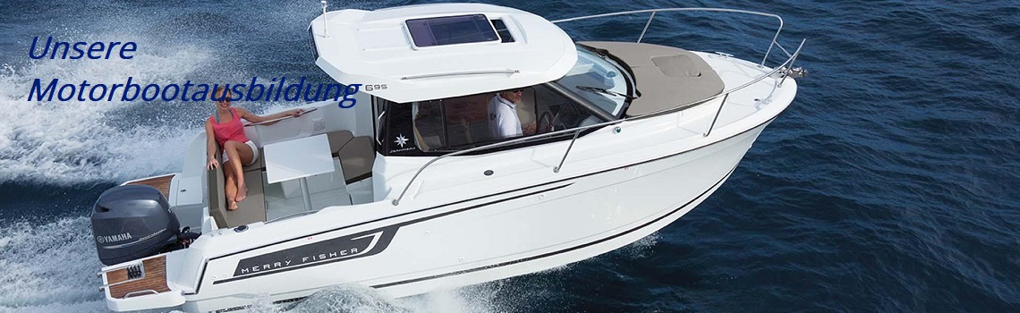 Das modernste Fahrschulboot mit elektronischer Schaltung!